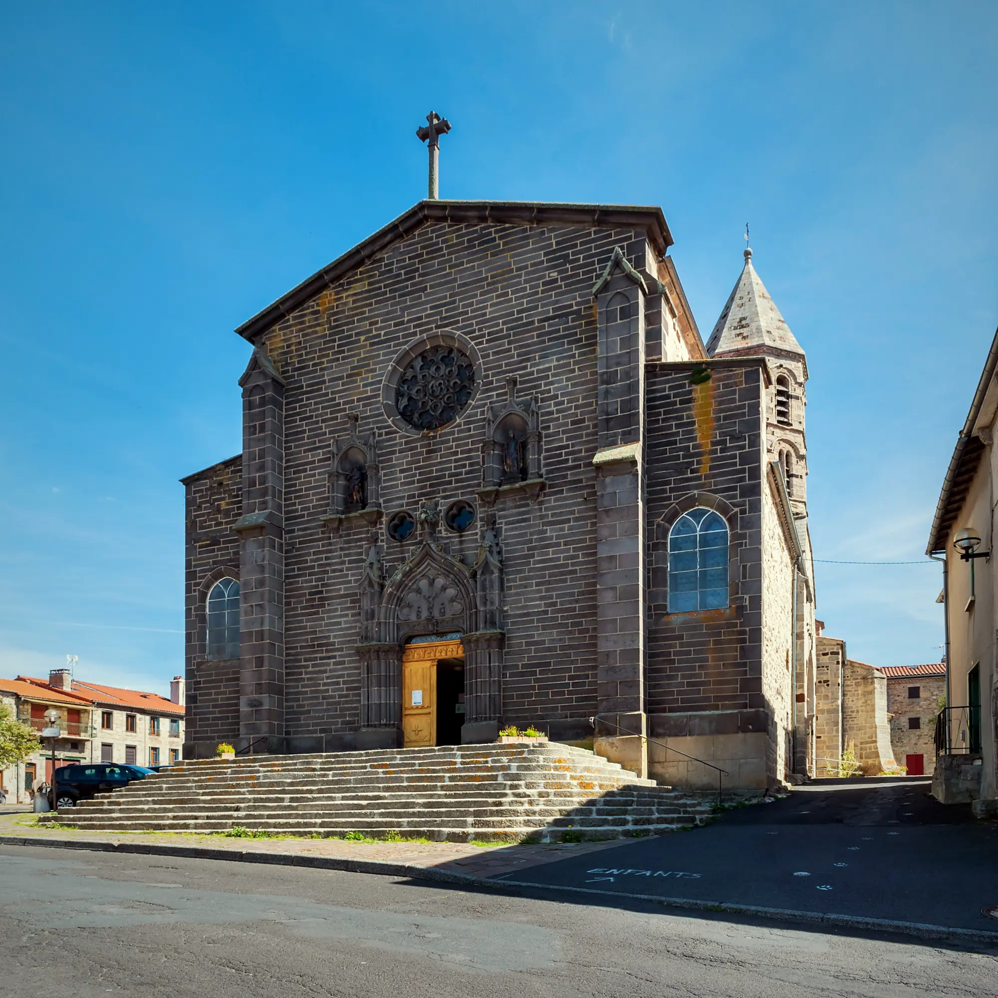 The collegiate church of Saint-Médard in Saugues